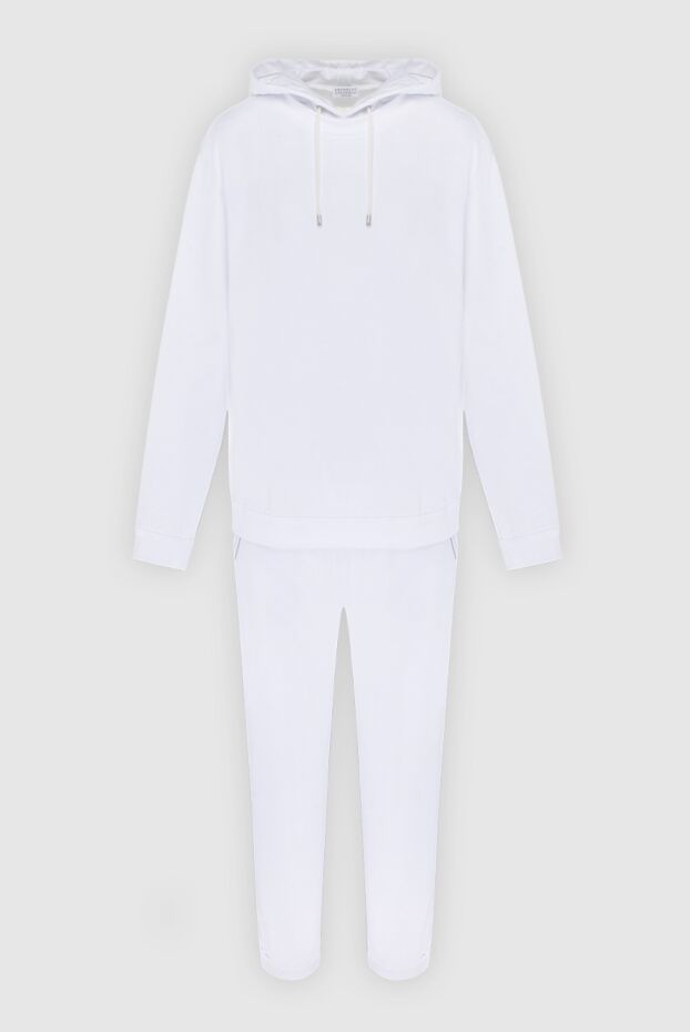 Brunello Cucinelli трикотажный костюм свободного кроя с капюшоном 170292 - фото 1