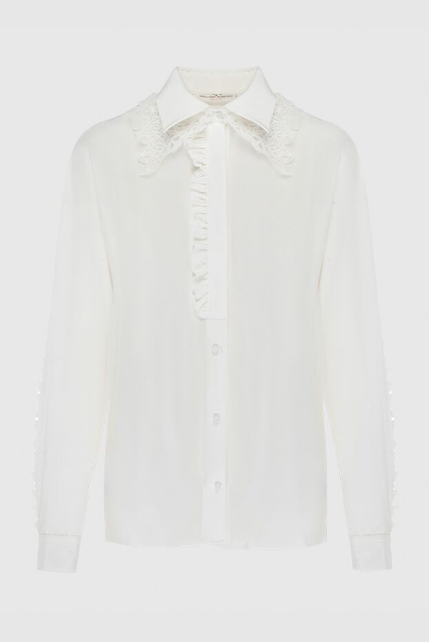 Ermanno Scervino woman white silk blouse for women buy with prices and photos 170389 - photo 1