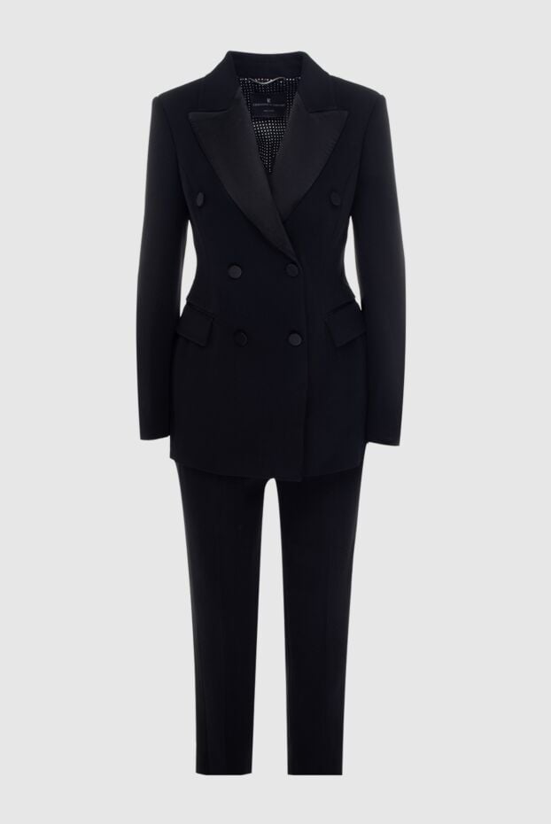 Ermanno Scervino black acetate and viscose pantsuit for women 170409 - photo 1
