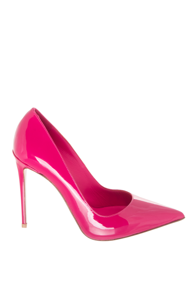 Le Silla women's bright pink leather pumps with a pointed toe 170456 - photo 1