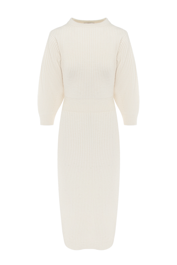 Fabiana Filippi long ribbed knit dress in cream wool 170461 - photo 1