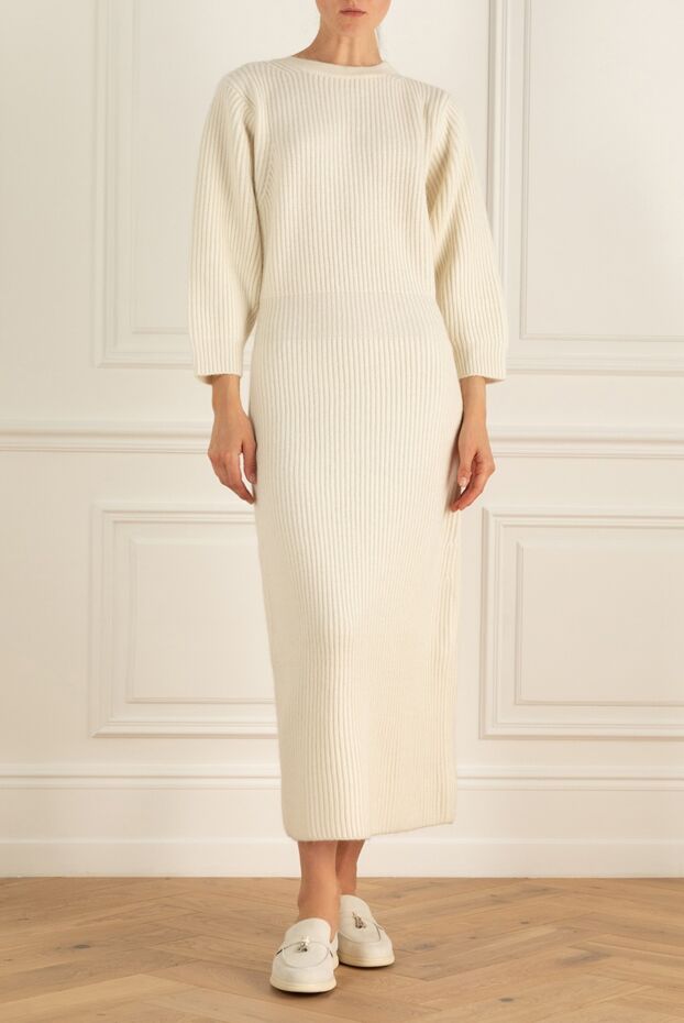 Fabiana Filippi woman white wool and polyamide dress for women buy with prices and photos 170461 - photo 2