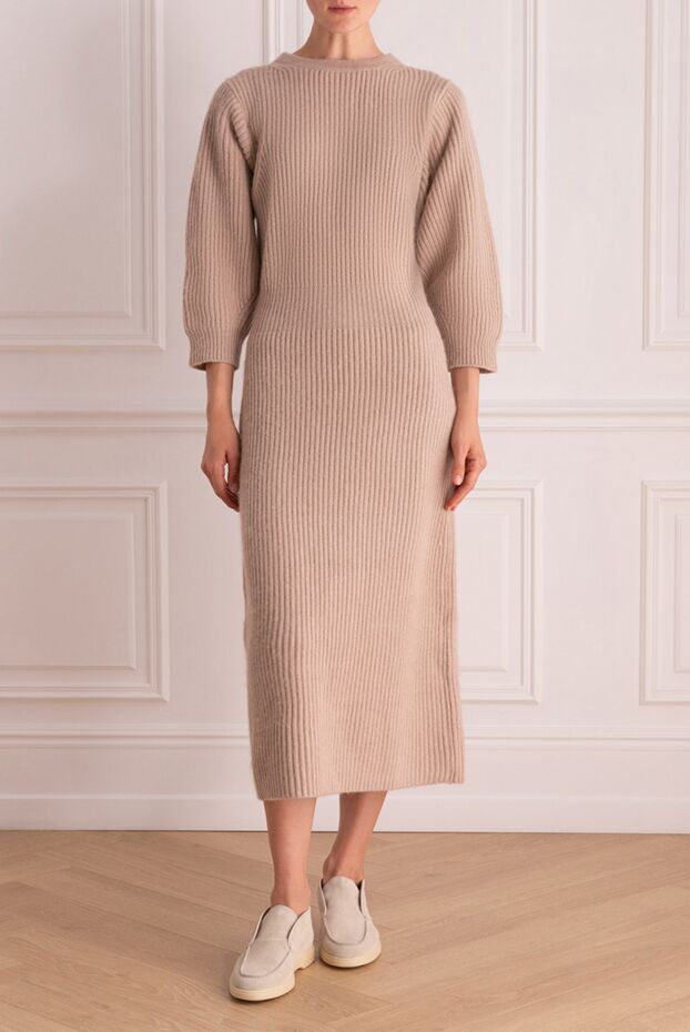 Fabiana Filippi woman beige wool and polyamide dress for women buy with prices and photos 170462 - photo 2