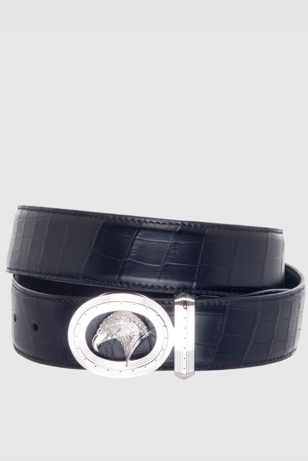 Stefano Ricci eagle crocodile leather belt with signature oval buckle 170506 - photo 1