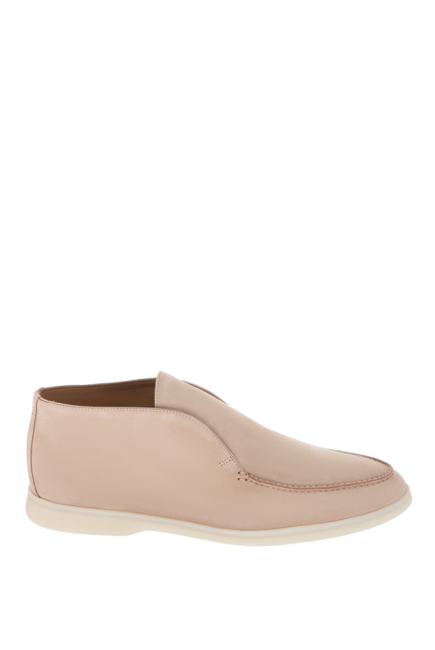 Loro Piana classic open walk ankle boot in suede and nappa leather 170537 - photo 1