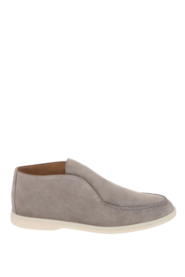 Loro Piana casual men's loafers made of suede with high waist and light sole 170538 - photo 1