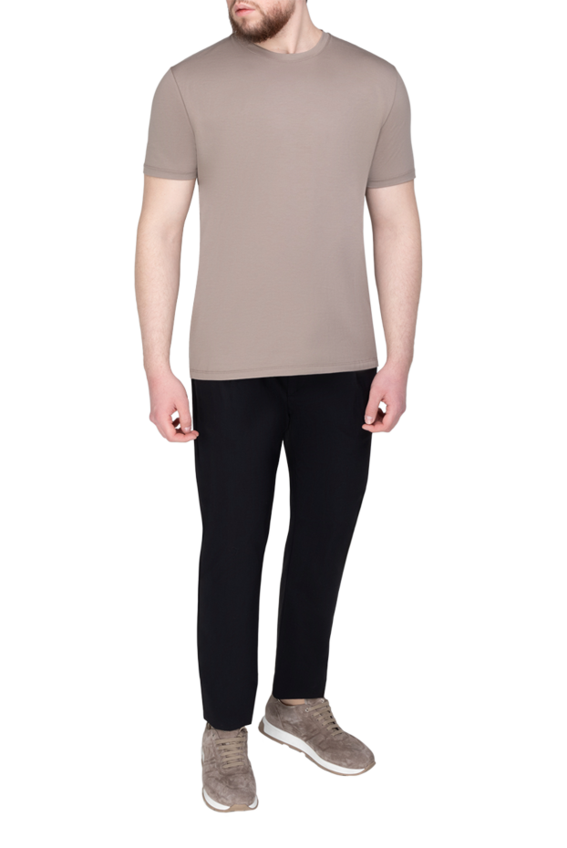 Cesare di Napoli beige t-shirt for men 170553 - photo 2
