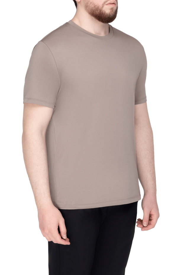 Cesare di Napoli beige t-shirt for men 170553 - photo 3