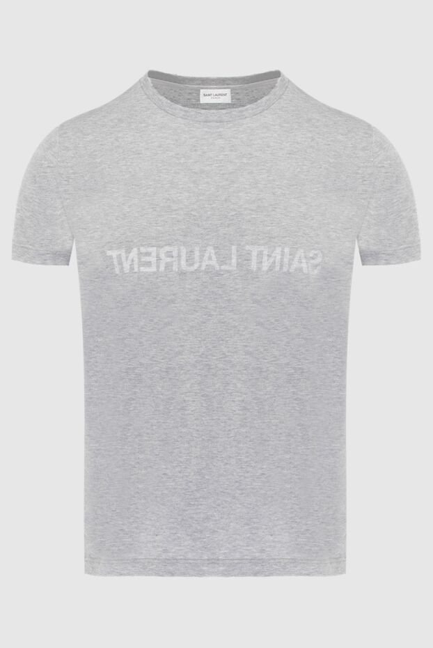 Saint Laurent man gray cotton t-shirt for men buy with prices and photos 170571 - photo 1