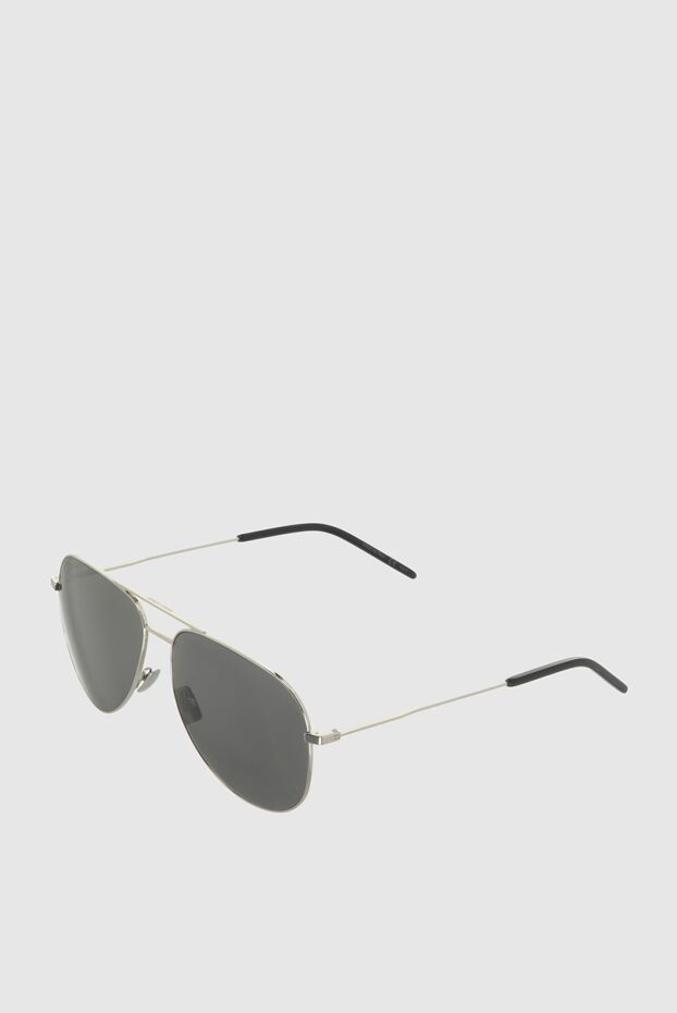 Saint Laurent aviator glasses gray women's with thin temples 170611 - photo 3