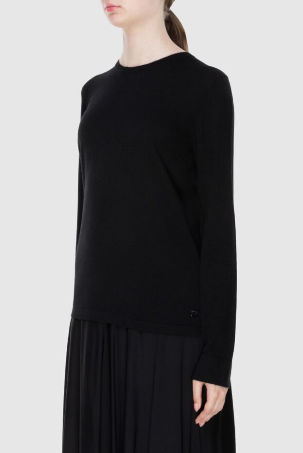 Loro Piana women's warm cashmere jumper with slits along the sleeves 170625 - photo 3