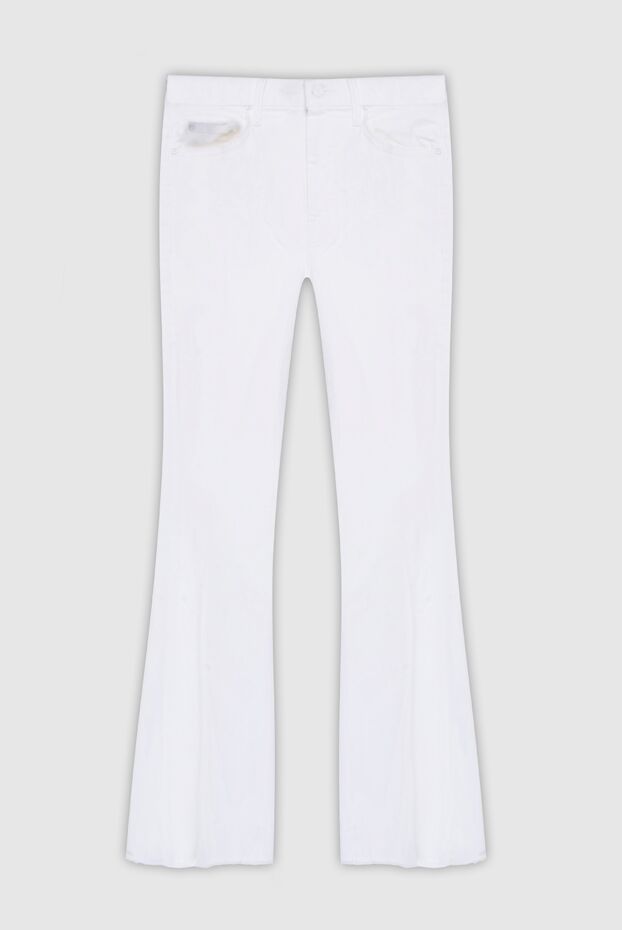 Mother Denim женские джинсы из хлопка белые женские купить с ценами и фото 170644 - фото 1