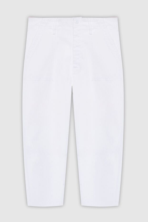 Mother Denim жіночі джинси з бавовни білі жіночі купити фото з цінами 170646 - фото 1