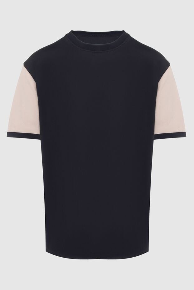 Limitato men's two-tone color-block t-shirt made of natural cotton (markdown) 195553 - photo 1
