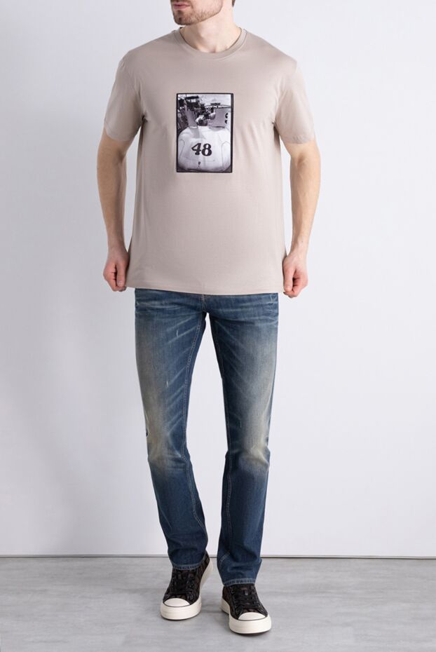 Limitato man beige cotton t-shirt for men buy with prices and photos 170740 - photo 2