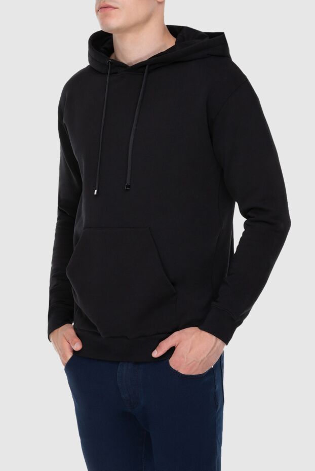 Limitato black cotton oversized hoodie with adjustable hood (markdown) 195703 - photo 3