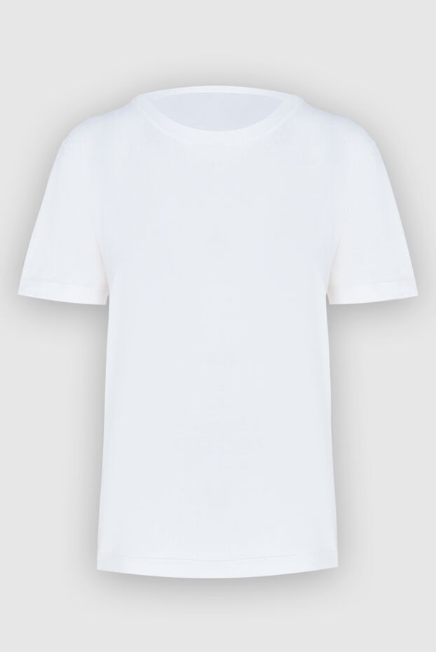 Saint Laurent женские футболка из хлопка белая женская купить с ценами и фото 170764 - фото 1