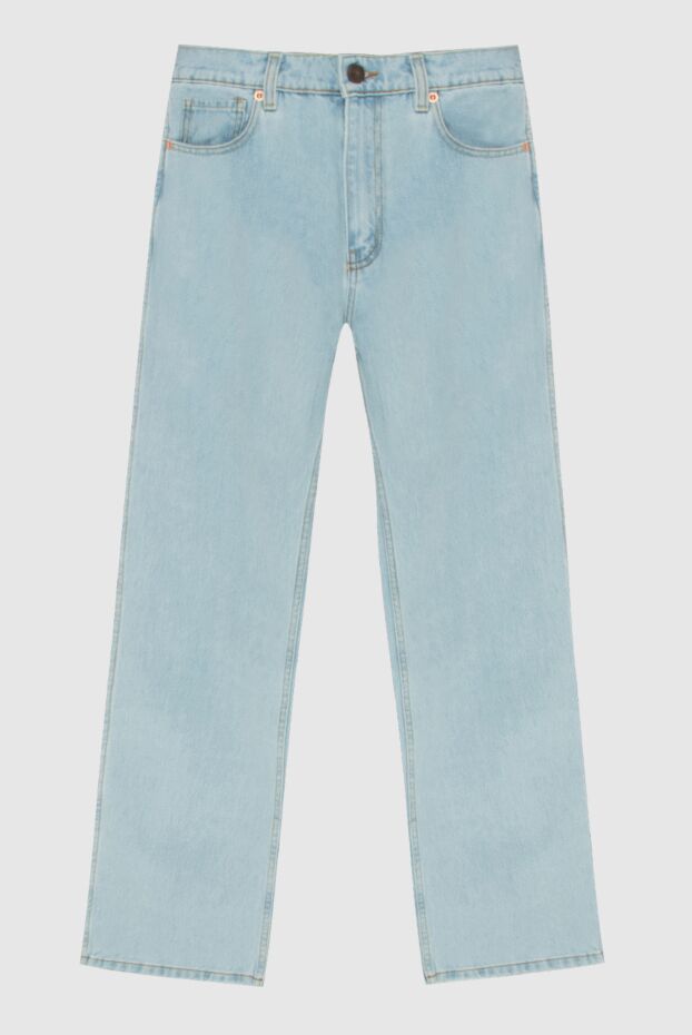 Magda Butrym женские джинсы из хлопка голубые женские купить с ценами и фото 170786 - фото 1