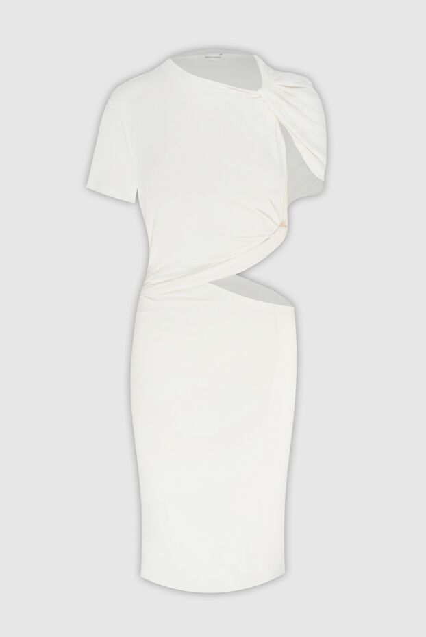 Magda Butrym женские платье из вискозы белое женское купить с ценами и фото 170809 - фото 1