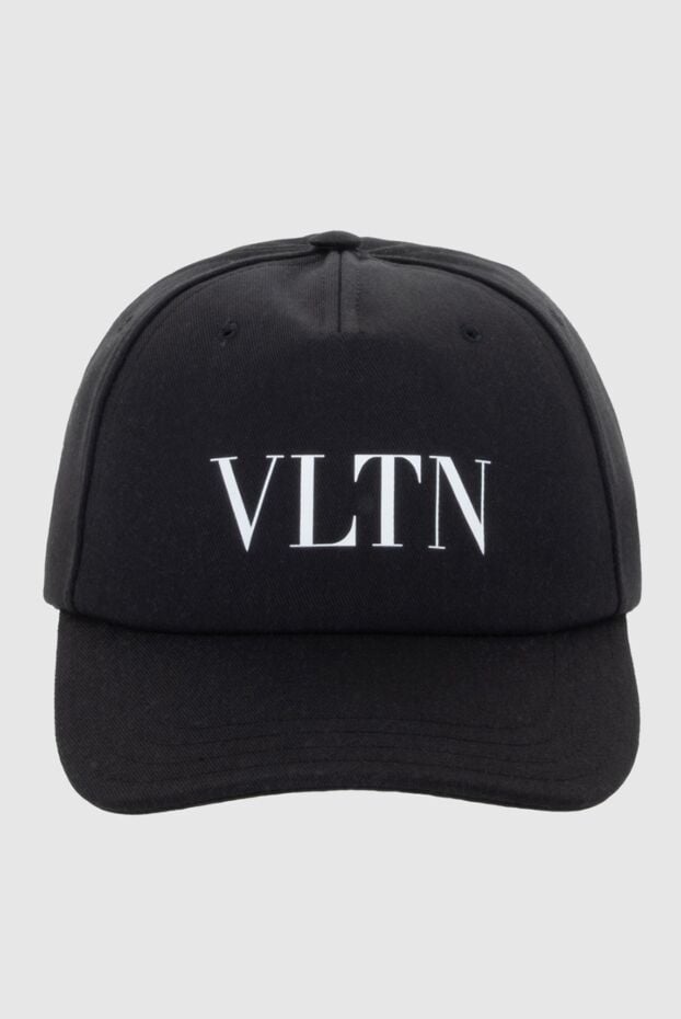 Valentino black cap with contrasting brand print for men 170848 - photo 1