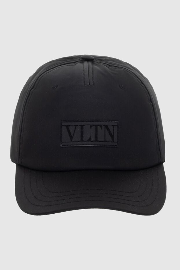 Valentino black cap with tonal logo patch for men 170849 - photo 1
