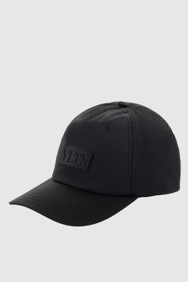 Valentino black cap with tonal logo patch for men 170849 - photo 3