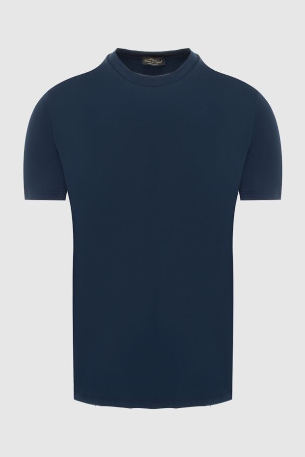Cesare di Napoli men's crew neck t-shirt in rich nautical shade 170959 - photo 1
