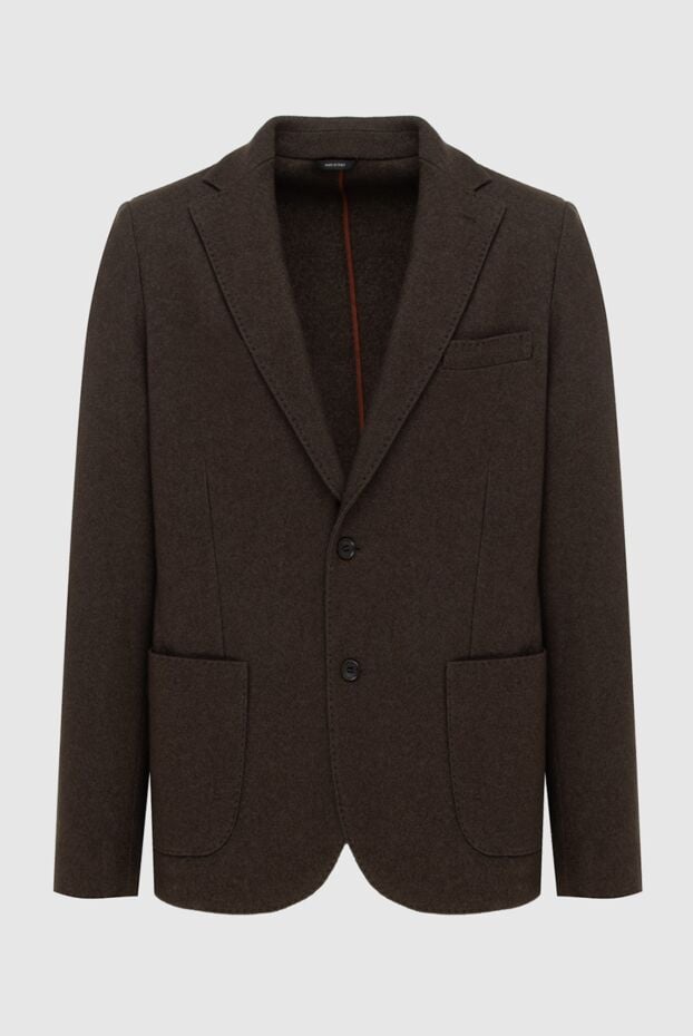 Loro Piana brown silk and cashmere jacket for men 171102 - photo 1