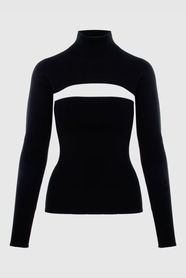 Tom Ford black sweater decorated with slits from the sleeves women's 171151 - photo 1