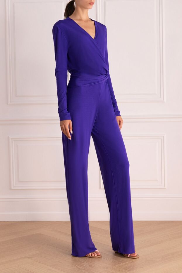 Tom Ford комбинезон фиолетовый женский с v-образным вырезом 171157 - фото 3