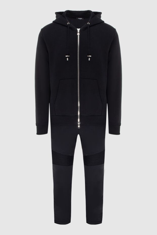 Balmain man black cotton sports suit for men buy with prices and photos 171215 - photo 1