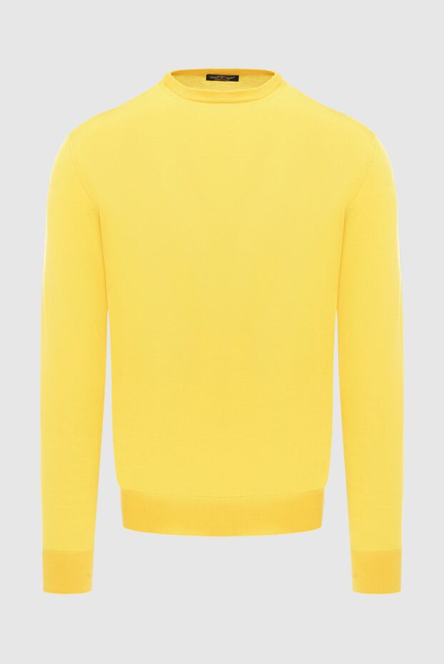 Cesare di Napoli man wool jumper yellow for men buy with prices and photos 171221 - photo 1