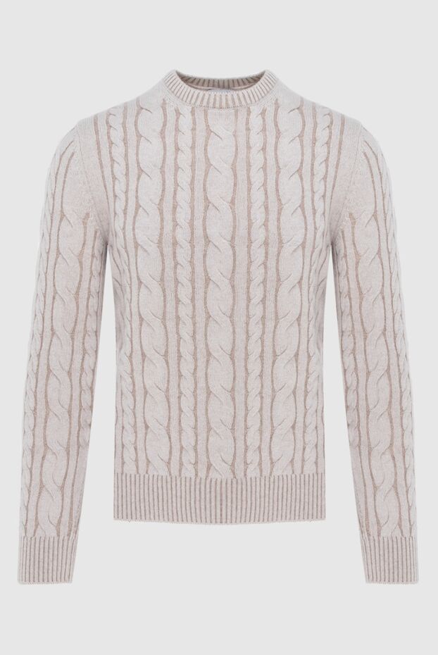 Gran Sasso man wool, viscose and cashmere jumper beige for men buy with prices and photos 171317 - photo 1