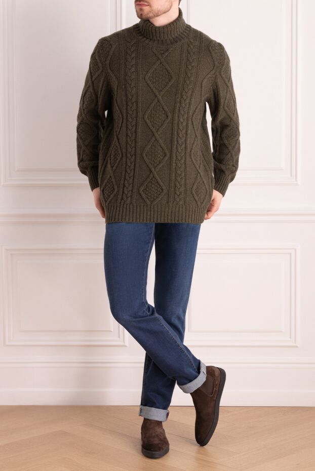 Gran Sasso man wool jumper green for men buy with prices and photos 171325 - photo 2