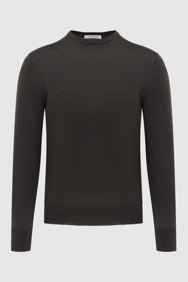 Gran Sasso dark brown wool sweater classic men's 171350 - photo 1