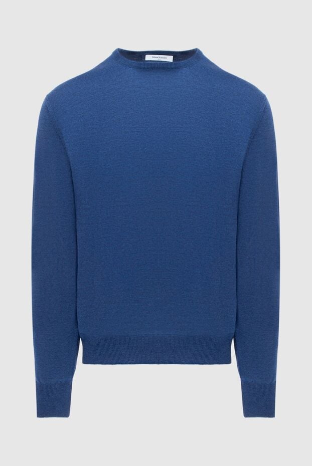 Gran Sasso blue wool sweater basic men's 171358 - photo 1