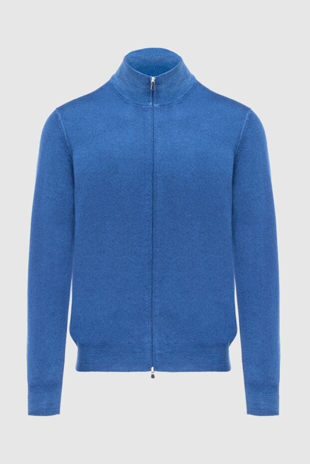Gran Sasso blue woolen cardigan for men 171361 - photo 1