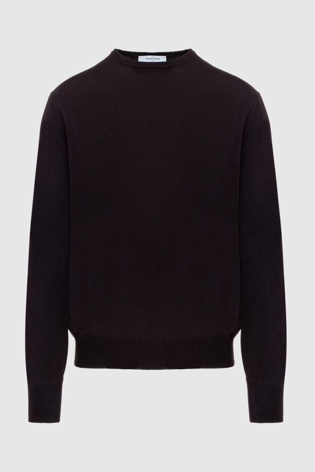 Gran Sasso dark brown wool sweater men's 171364 - photo 1