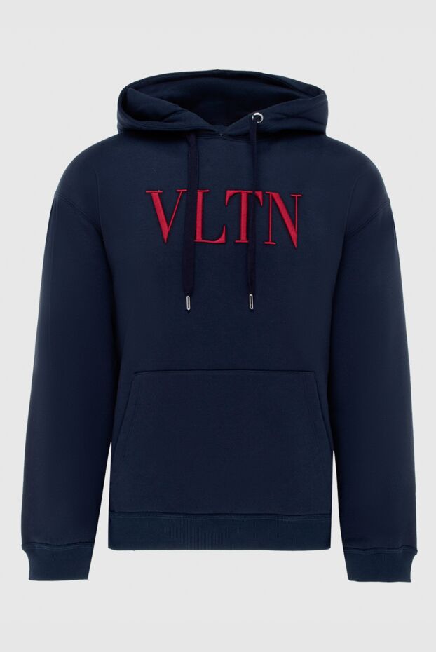 Valentino man men's cotton and polyamide hoodie blue buy with prices and photos 171462 - photo 1