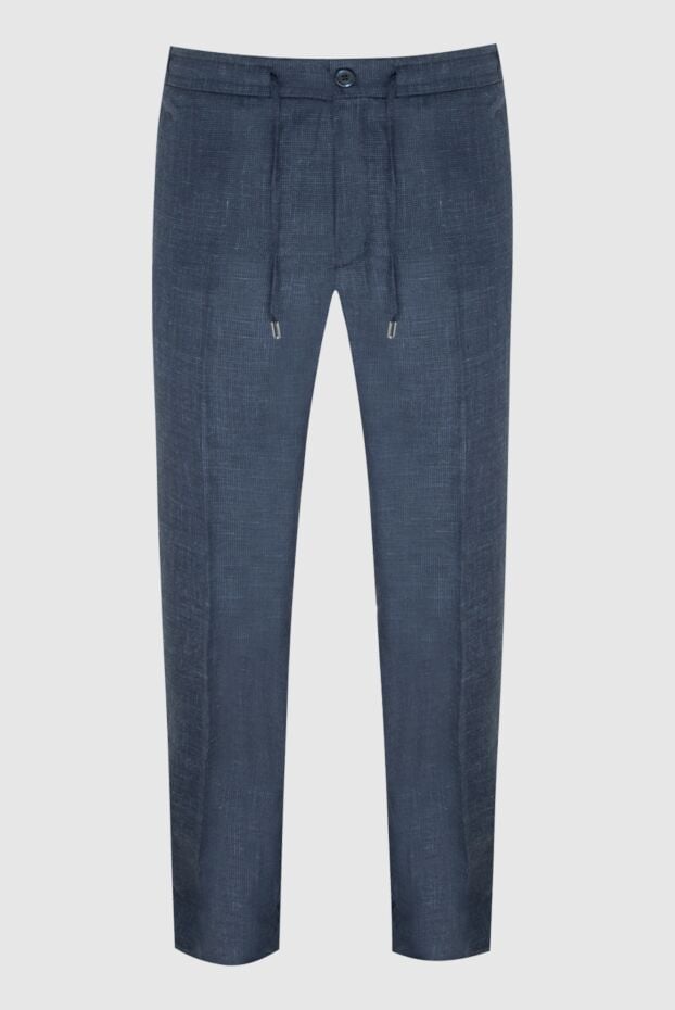 Stefano Ricci men's trousers with textured weave and drawstring 171490 - photo 1