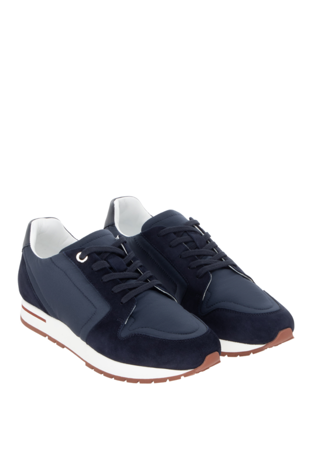 Loro Piana women's sneakers with dark blue inserts blue 171495 - photo 3