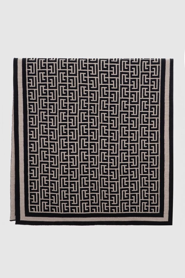 Balmain man black wool scarf for men buy with prices and photos 171510 - photo 1