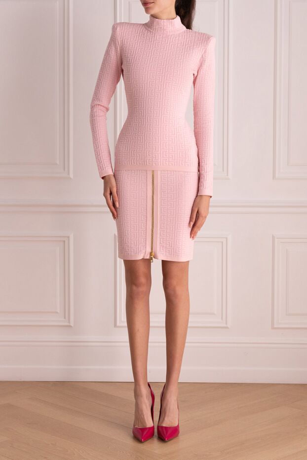 Balmain woman pink skirt suit for woman buy with prices and photos 171540 - photo 2