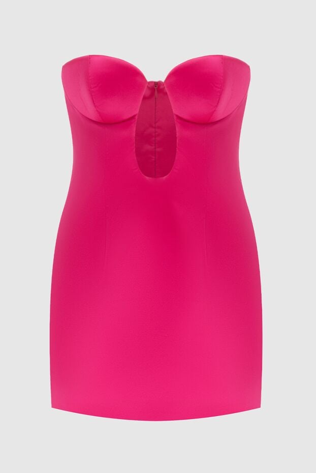 Magda Butrym strapless bustier dress in hot pink with a plunging neckline 171572 - photo 1