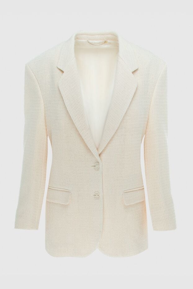 Magda Butrym women's light textured oversized jacket with patch pockets 171574 - photo 1