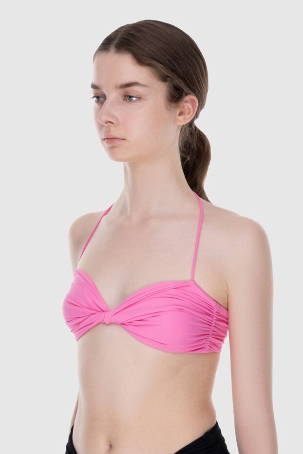 Magda Butrym swimsuit top made of polyamide and elastane pink women's 171577 - photo 3