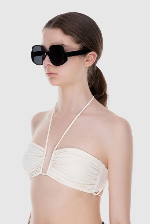 Magda Butrym swimsuit top made of polyamide and elastane beige women's 171584 - photo 3