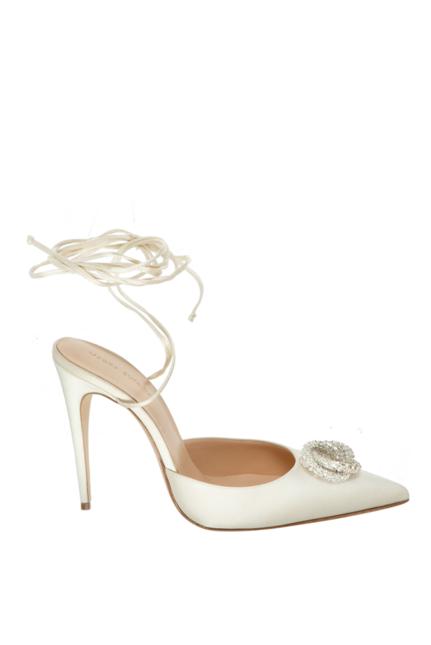 Magda Butrym women's leather sandals with white laces 171606 - photo 1