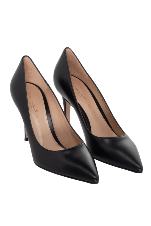 Gianvito Rossi black leather shoes for women 171670 - photo 3