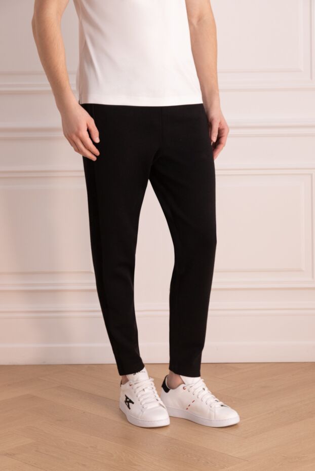 Zilli mens black pants with zippered pockets 171784 - photo 3